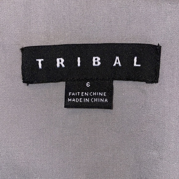 Tribal Size 6 Gray Womens Jacket - Picture 7 of 9